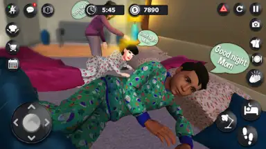 Captura de tela de Mom Simulator 3D: Family Life 1