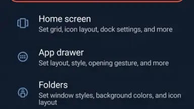 Captura de tela de Nova Launcher 6