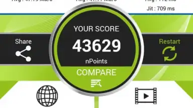 Captura de tela de nPerf Speed Test 3