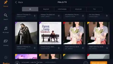 Captura de tela de flowkey 2