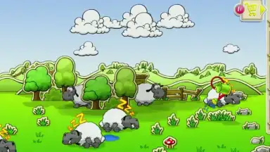Captura de tela de Clouds and Sheep 5
