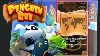 Captura de tela de Penguin Run 3