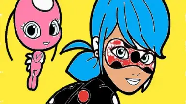 Captura de tela de Coloring Ladybug & Blackcat 4