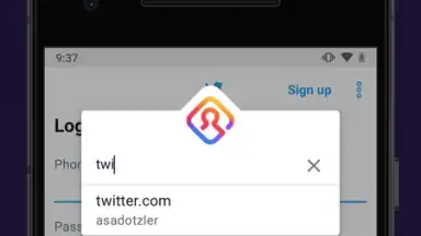Captura de tela de Firefox Lockwise 6
