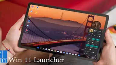Captura de tela de Win 11 Launcher 10