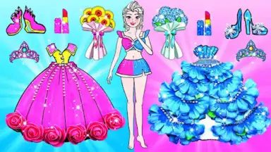 Captura de tela de Chibi Doll Dress Up DIY Games 5