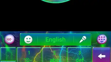 Captura de tela de Electric Color Keyboard 2