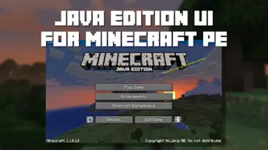 Captura de tela de Java Edition UI for Minecraft 5