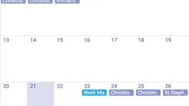Captura de tela de Today Calendar 3