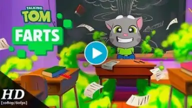 Captura de tela de Talking Tom Farts 1