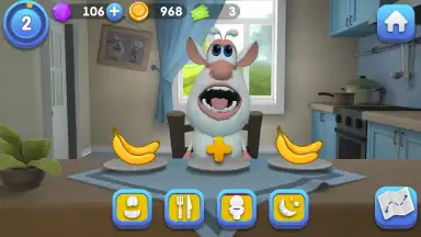 Captura de tela de My talking Booba 2