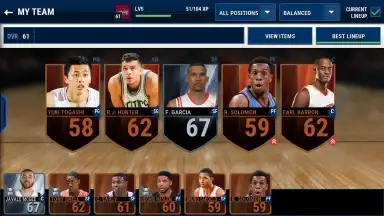 Captura de tela de EA SPORTS NBA LIVE Mobile 3