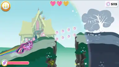Captura de tela de My Little Pony Rainbow Runners 11