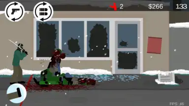 Captura de tela de Flat Zombies: Cleanup and Defense 15