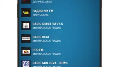 Captura de tela de Radio Moldova 5