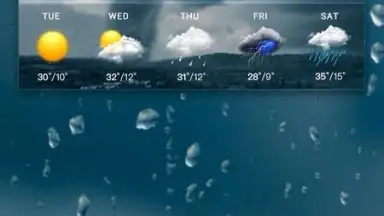 Captura de tela de Live Weather & Local Weather 3
