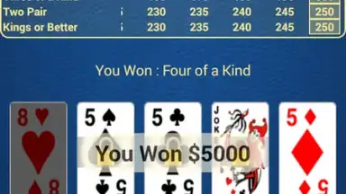 Captura de tela de Prime Video Poker 20
