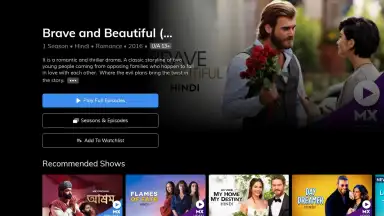 Captura de tela de MX Player TV 8