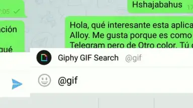 Captura de tela de Alloy -free messaging app 6