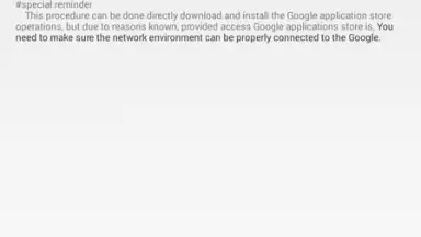 Captura de tela de Google Installer 1
