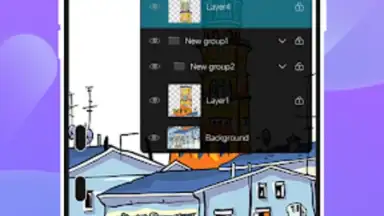Captura de tela de HiPaint 7