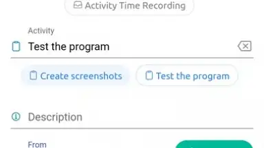 Captura de tela de aTimeRecording - Online Time Tracking 7