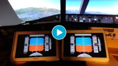 Captura de tela de Flightgear PFD 1