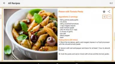 Captura de tela de Pasta Rezepte 7