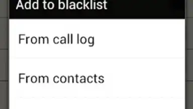 Captura de tela de Call Blocker 3