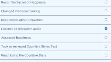 Captura de tela de Cognitive Diary CBT Self-Help 1