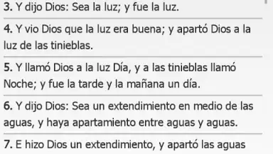 Captura de tela de La Santa Biblia 4