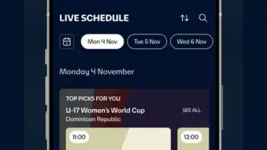Captura de tela de FIFA+ | Football entertainment 1