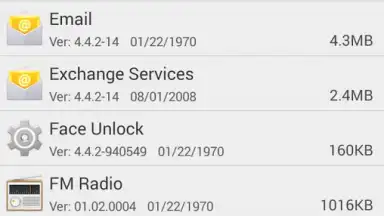 Captura de tela de Manage Apps (App 2 SD) 5