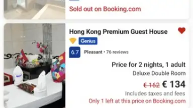 Captura de tela de Booking.com 8
