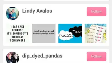 Captura de tela de We Heart It 4