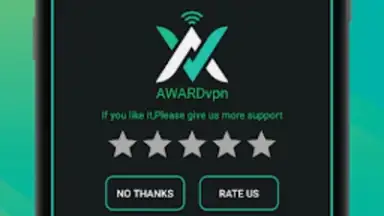 Captura de tela de Award VPN 5