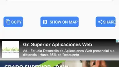 Captura de tela de GPS Road Map 5