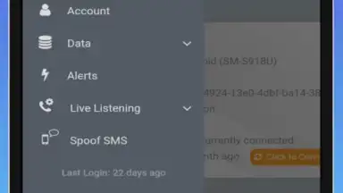 Captura de tela de FlexiSpy Pro 4