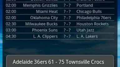 Captura de tela de Basketball Livescore Widget 15