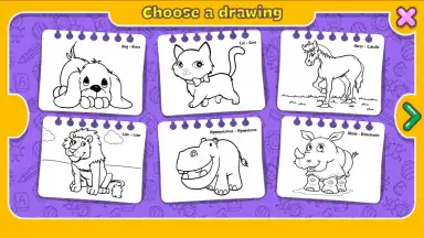 Captura de tela de Coloring and Learn 7