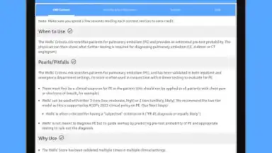 Captura de tela de MDCalc Medical Calculator 4