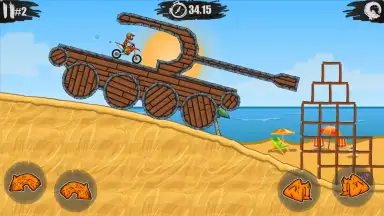 Captura de tela de Moto X3M Bike Race Game 14