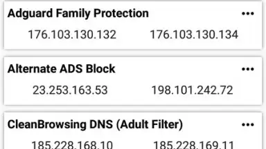Captura de tela de DNS Smart Changer 1