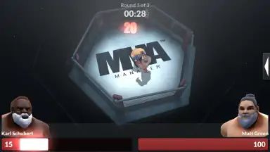 Captura de tela de MMA Manager 2