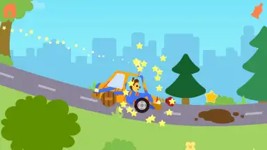 Captura de tela de Car game for kids and toddler 8