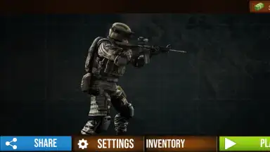 Captura de tela de Commando Shooting Games FPS 1