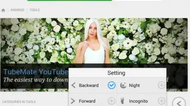 Captura de tela de Du Browser for Tablet 2