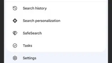 Captura de tela de Google App 13