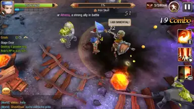 Captura de tela de Lineage War 9