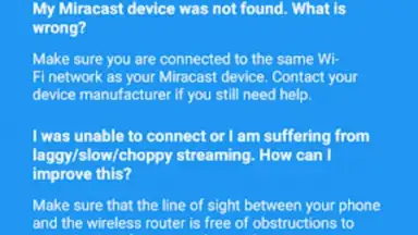 Captura de tela de Miracast Shortcut 2